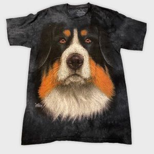 Vintage Mountain Bernese Dog T-shirt